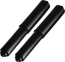 2 Pack - Black Toilet Paper Holder Spring Loaded Roller Replacement Rod