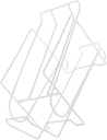 1pc Iron Can Storage Rack for Refrigerator Automatic Drink Organizer for Soda Beer and Sturdy and Space-saving Design