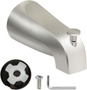 Slip on Tub Spout with Diverter, Compatible withKohler GP85556 Bath Tub Spout, Bathroom Bathtub Faucet for 1/2" Copper Water Tube 5/8" Diameter, with 5/32" Hex Wrench (Brushed Nickel)
