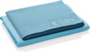 E-Cloth Microfiber Cleaning Cloth Glass Kit - Microfiber Towel Window Cleaning Kit - Microfiber Towels for Cars, Windows, Mirrors, & More - Alaskan Blue