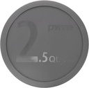 Pyrex 325-PC 2.5qt Puddle Gray Food Storage Replacement Lid - Made in USA