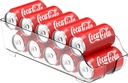 Simple Houseware Soda Can Organizer and Dispenser for Refrigerator / Pantry, Clear