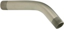 Moen 10154BN Shower Arm With 1/2-Inch IPS Connections, 6-Inch, Brushed Nickel