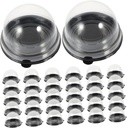 Cabilock Moon Cake Packing Case 50pcs Plastic Dessert Boxes Perfect for Home Commercial Use