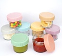 ANOTION Canning Jars 3 oz Small Mason Jars 8 Packs, Jamjar3OZ8C